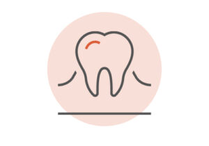 Icon Depicting a Tooth That Did Not Erupt Properly
